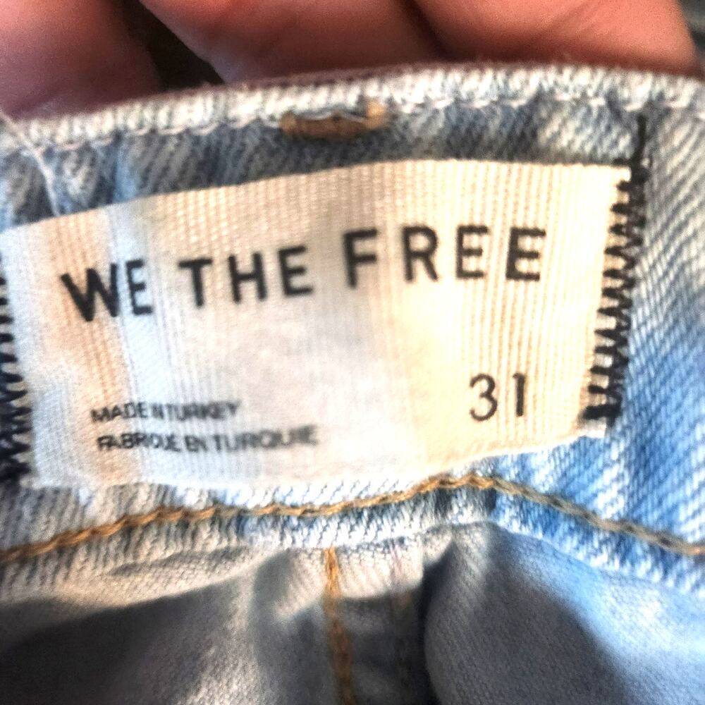 Free People We The Free Live Wire Flare Jeans Sample Light Wash 31 - Picture 9 of 9